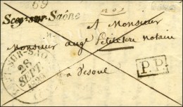 Cursive 69 / Scey Sur Saône + P.P. Càd T 13 PORTS SUR SAÔNE 1839. -  TB / SUP. - Andere & Zonder Classificatie