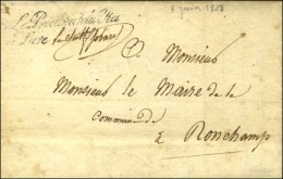 Le Procureur Du Roi / à Lure + Signature Sur Lettre Avec Texte Daté Le 7 Juin 1828. - TB. - Andere & Zonder Classificatie