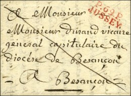 P. 69. P. / JUSSEY Rouge Sur Lettre Avec Texte D'Aboncourt. 1816. - SUP. - Andere & Zonder Classificatie
