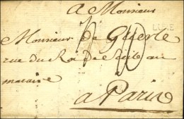 LUXEUIL (à Sec) + LURE (L N° 3) Sur Lettre Avec Texte Daté De Luxeuil Le 22 Octobre 1787. - TB.  ... - 1701-1800: Voorlopers XVIII