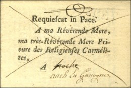 GRAY Sur Lettre En Franchise Des Carmélites Adressée à Auch En Gascogne. 1773. - TB / SUP. - 1701-1800: Voorlopers XVIII
