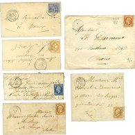 Lot De 6 Lettres Affranchies D'Yvré L'Evêque (PC, GC Et Càd). - TB. - Andere & Zonder Classificatie