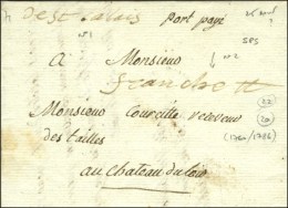 '' De St Calais '' + PORT PAYE (L. N° 1 + 2) Sur Lettre Avec Texte Daté '' Ce 25 Aout ''. - TB. - Andere & Zonder Classificatie