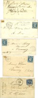 Lot De 5 Lettres De La Suze-s-Sarthe (Cursive, PC, GC Et CONV. STAT.). Côte Supérieure à 400... - Andere & Zonder Classificatie