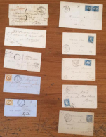 Lot De 10 Lettres De Savigné L'Evêque (3 Cursives, PC, GC, Et Càd). - TB. - Andere & Zonder Classificatie