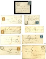 Lot De 8 Lettres De Neufchâtel En Saonnois (Cursive, PC, GC Et Càd). - TB. - Andere & Zonder Classificatie