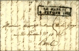 Cachet D'essai Encadré LE MANS 71 / 6 FEVRIER 1828. Côte 1000. - TB. - R. - Andere & Zonder Classificatie