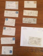 Lot De 10 Lettres De Chemiré Le Gaudin (cursive, PC Et GC). - TB. - Andere & Zonder Classificatie