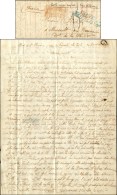 Lettre Avec Texte Daté '' Bord De L'Aleméne Rade De Papeete Ile Taïti 24 Janvier 1850 '' Pour La... - Andere & Zonder Classificatie