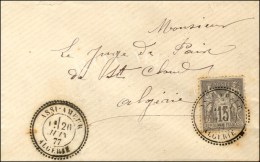 Càd T 24 ASSI-AMEUR / ALGERIE / N° 77 Sur Lettre Pour St Cloud D'Algérie. 1877. - SUP. - R. - Andere & Zonder Classificatie