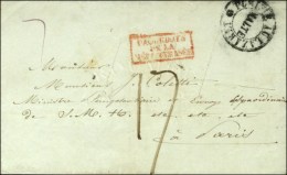 Cachet PURIFIE AU LAZARET / MALTE Sur Lettre Avec Texte Daté De Malte Pour Paris. 1843. - TB / SUP. - Maritieme Post