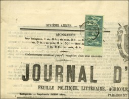 Càd T 18 YSSINGEAUX / Hte LOIRE / N° 74 Paire Bdf Sur Journal Complet LE JOURNAL D'YSSINGEAUX (envoi... - Kranten