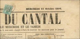 Càd AURILLAC / N° 62 Sur Journal Entier Le Moniteur Du Cantal. 1876. - TB. - R. - Kranten