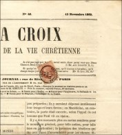 Càd VERSAILLES / N° 26 Sur Journal Entier La Croix. 1869. - SUP. - Kranten