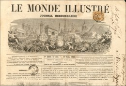 Càd PARIS / R. ST LAZARE / N° 21 Sur Journal Entier Illustré Pour Vic En Bigorre. 1864. - TB /... - Kranten