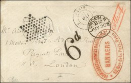 Lettre Non Affranchie De Paris Pour Londres, Détournée Du Service Postal Et Acheminée Par... - Oorlog 1870