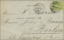 Lettre Avec Texte Daté De Paris Le 23 Avril 1871, Acheminée Par Passeur Privé Jusqu'en Suisse... - Oorlog 1870