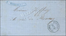 Cachet De Fortune Bleu * MIRECOURT * Sur Lettre Avec Texte Daté Du 27 Octobre 1870 Affranchie En... - Brieven En Documenten