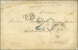 Càd T 17 PERPIGNAN (65) + P.P. Sur Lettre Avec Texte Daté Le 12 Février 1871 Adressée... - 1859-1959 Brieven & Documenten