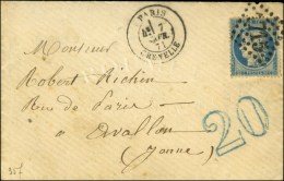 GC 1715 / N° 37 Càd PARIS / GRENELLE 7 FEVR. 71 Sur Lettre Avec Texte Pour Avallon (Càd... - 1859-1959 Brieven & Documenten