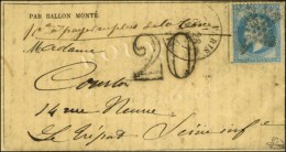 Etoile 8 / N° 29 Càd PARIS / R. D'ANTIN 28 JANV. 71 Sur Gazette N° 33 Pour Le Tréport, Taxe... - 1859-1959 Brieven & Documenten