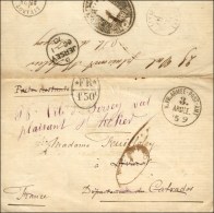 Cachet K:PR:ARMÉE-POST-AMT / 3. / ARMÉE Sur Lettre Civile Datée De Coulommiers Le 15 Septembre... - Oorlog 1870