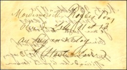 Papillon Daté De Metz Le 26 Octobre 1870 Pour Le Puy En Velay (Haute Loire). Mention '' Médecin Major... - Oorlog 1870