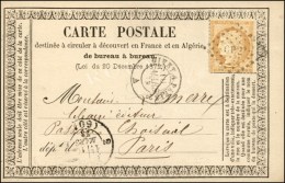 Losange GP2° / N° 59 (très Rare Entaille BC) Càd GIVET A PARIS 2° / A Sur CP Annonce.... - 1871-1875 Cérès