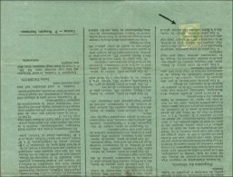 Oblitération Typographique / N° 20 Sur Une Affiche De Vente Immobilière. 1871. - TB. - R. - 1862 Napoleon III