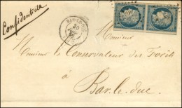 PC 248 / N° 4 (paire) Càd T 15 BAR-LE-DUC (53) Sur Lettre Locale En Quintuple Port. Pièce... - 1849-1850 Cérès