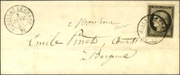 Càd T 15 JUMILLAC LE GRAND (23) 4 JANV. 49 / N° 3 Sur Lettre Avec Texte Daté Du 3 Janvier Pour... - 1849-1850 Cérès