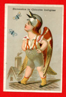 Cambrai, Chicorée Arlatte, Chromo Lith. Courbe Rouzet, Anthropomorphisme, Enfant Oiseau, Moineau Pierrot - Sonstige & Ohne Zuordnung