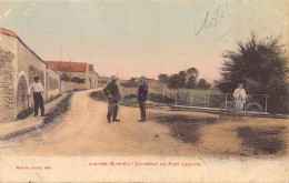 CPA 95  AVERNES CARREFOUR DU PONT LAPOULE - Avernes