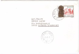 STORIA  POSTALE - CITTà DEL VATICANO - ANNO 1999 - PER IL SIG MAURO SENESI - S. CROCE SULL'ARNO - - Cartas & Documentos