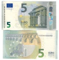 5 € NEW Irlanda Draghi TC T003D4  FDS UNC DA MAZZETTA  Cod.€.234 - 5 Euro