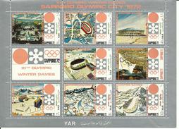 HOJA BLOQUE YAR  MNH  ** - Winter 1972: Sapporo