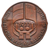 1977. 'II. Szovjet-Magyar Ifjúsági Barátság Fesztivál' Br Jelvény (52mm)... - Non Classés