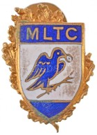 ~1930. 'MLTC (Mátyásföldi Lawn Tennis Club)' Zománcozott, Aranyozott... - Ohne Zuordnung
