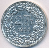 Svájc 1944. 2Fr Ag T:2-
Switzerland 1944. 2 Francs Ag C:VF - Zonder Classificatie