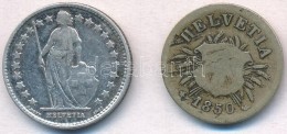 Svájc 1850BB 5r Billon + 1907. 1/2Fr Ag T:3,2-
Switzerland 1850BB 5 Rappen Billon + 1907. 1/2 Franc Ag... - Zonder Classificatie