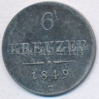 Ausztria 1849C 6kr Ag T:2-,3
Austria 1849C 6 Kreuzer Ag C:VF,F 
Krause KM#2200 - Ohne Zuordnung