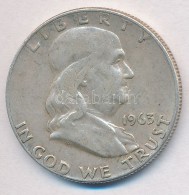 Amerikai Egyesült Államok 1963D 1/2$ Ag 'Franklin' T:2,2-
USA 1963D 1/2 Dollar Ag 'Franklin' C:XF,VF - Non Classés