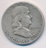 Amerikai Egyesült Államok 1952. 1/2$ Ag 'Franklin' T:2- ü.
USA 1952. 1/2 Dollar Ag 'Franklin' C:VF... - Ohne Zuordnung