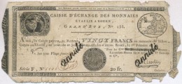 Franciaország / Rouen 1797-1803. 20Fr 'annulé (érvénytelen)'... - Ohne Zuordnung