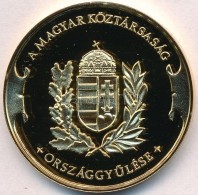 Bozó Gyula (1913-2004) DN 'Magyar Köztársaság OrszággyÅ±lése' Aranyozott... - Zonder Classificatie