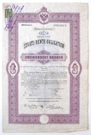 Ausztria / Bécs 1897. '3 1/2%-os Állami Nyugdíjkötvény' Kötvény... - Zonder Classificatie