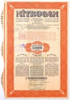 Budapest 1938. 'Nitrogen MÅ±trágya és Vegyiipar Részvénytársaság'... - Non Classificati