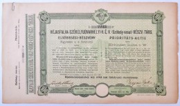 Székelyudvarhely 1894. 'Héjasfalva-Székelyudvarhelyi H.É.V.... - Non Classificati