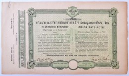 Székelyudvarhely 1894. 'Héjasfalva-Székelyudvarhelyi H.É.V.... - Ohne Zuordnung