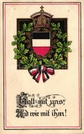 T2/T3 'Gott Mit Uns, Und Wir Mit Ihn' Flagge / Austrian Prayer, Flag - Unclassified